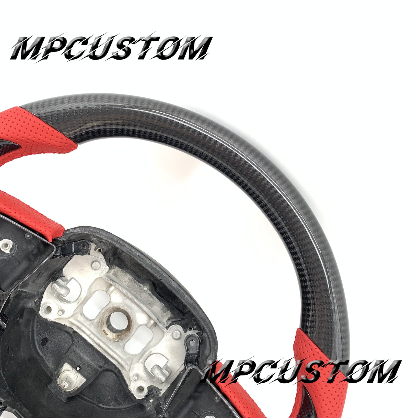 Mpcustom for Dodge SRT Challenger 2015-2021  carbon fiber steering wheel gloss