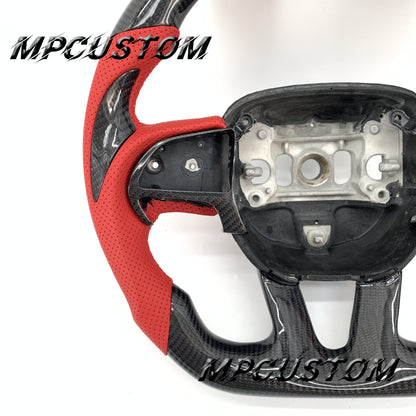 Mpcustom for Dodge SRT Challenger 2015-2021  carbon fiber steering wheel gloss