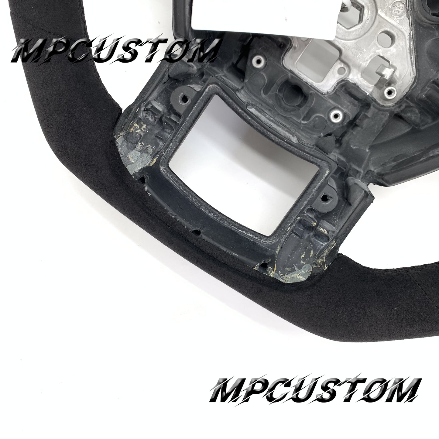 Mpcustom for Ford F150 carbon fiber steering wheel Alcantara