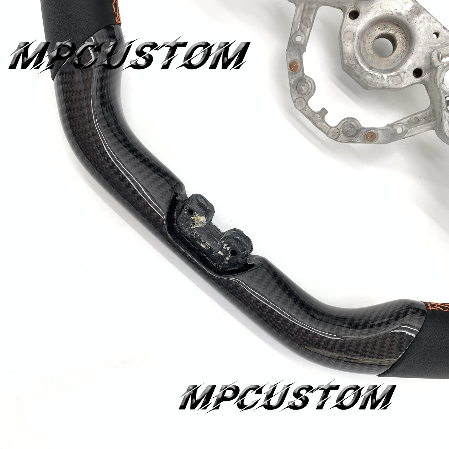 Mpcustom for Nissan GTR R35 2017+ carbon fiber steering wheel round top