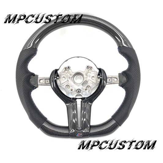 Mpcustom for BMW 3 series F30/F31/F35 carbon fiber steering wheel gloss carbon fiber