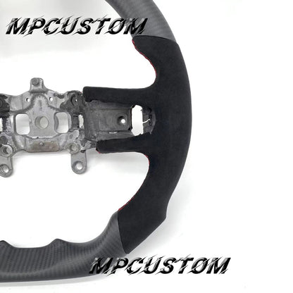 Mpcustom for Jeep Wrangler JL 2018+ carbon fiber steering wheel matte and flat bottom