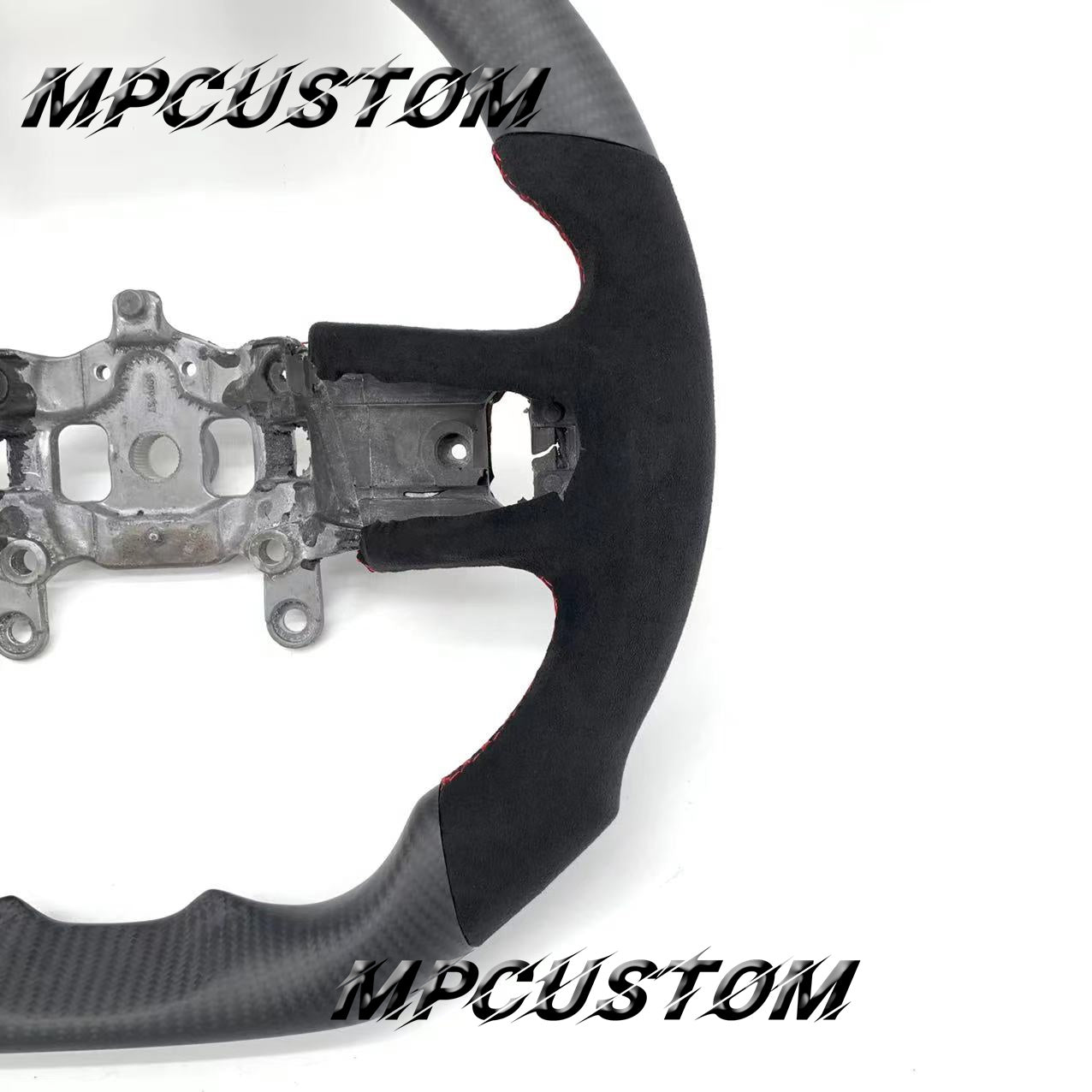 Mpcustom for Jeep Wrangler JL 2018+ carbon fiber steering wheel flat bottom