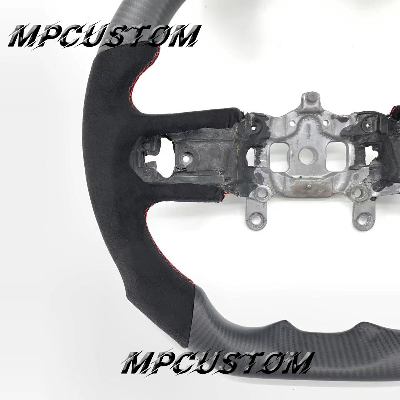 Mpcustom for Jeep Wrangler JL 2018+ carbon fiber steering wheel matte and flat bottom