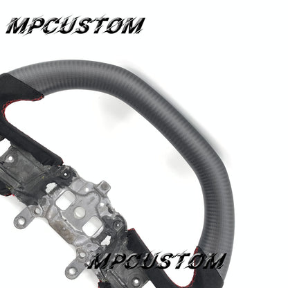 Mpcustom for Jeep Wrangler JL 2018+ carbon fiber steering wheel flat bottom