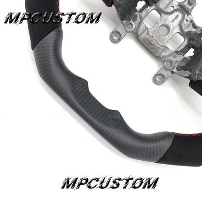 Mpcustom for Jeep Wrangler JL 2018+ carbon fiber steering wheel flat bottom