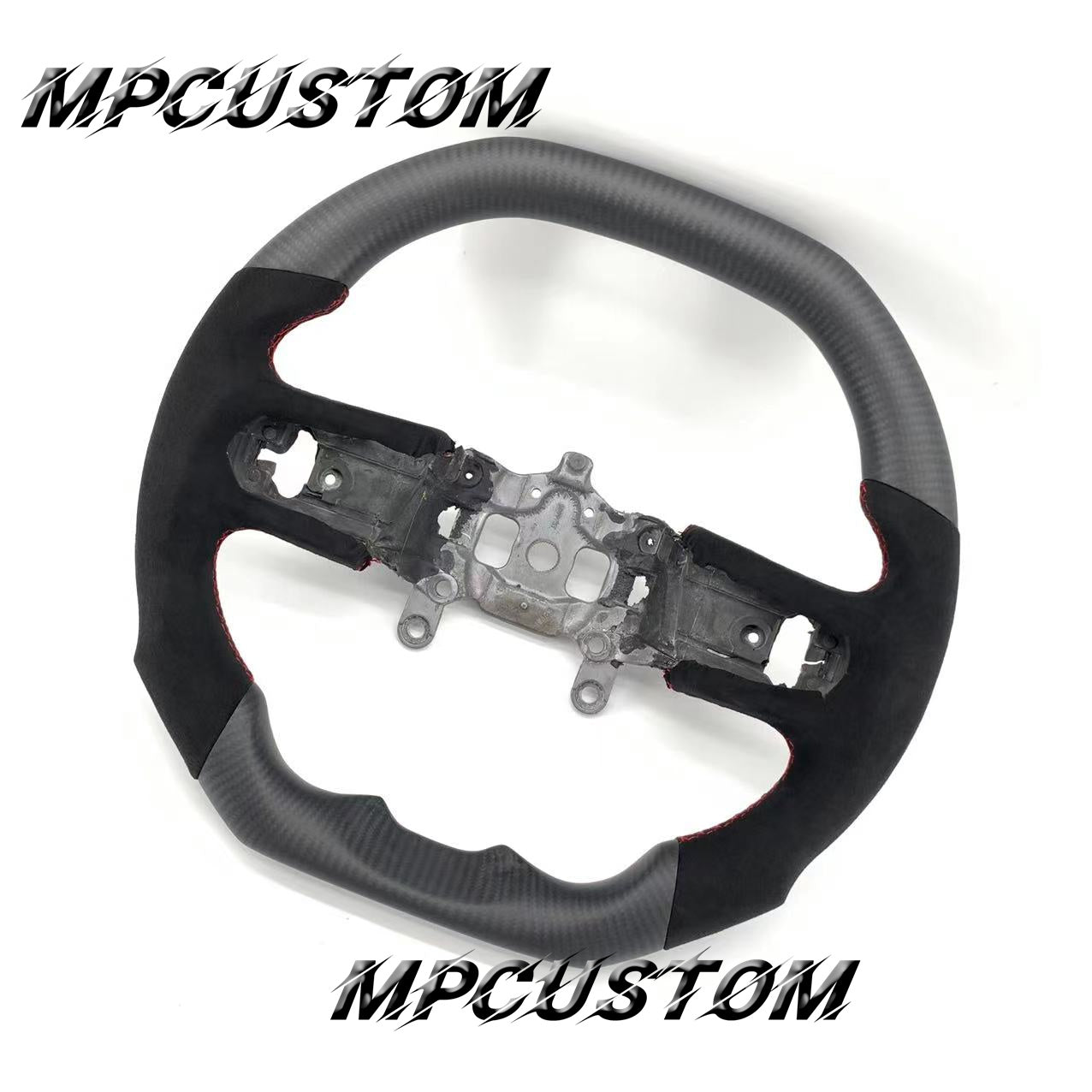 Mpcustom for Jeep Wrangler JL 2018+ carbon fiber steering wheel flat bottom