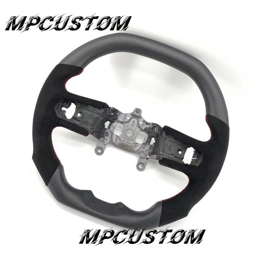 Mpcustom for Jeep Wrangler JL 2018+ carbon fiber steering wheel flat bottom
