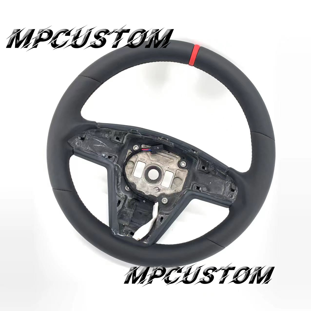 Mpcustom for Tesla new model S carbon fiber steering wheel smooth