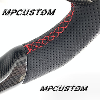Mpcustom for Tesla model 3 Y carbon fiber steering wheel gloss
