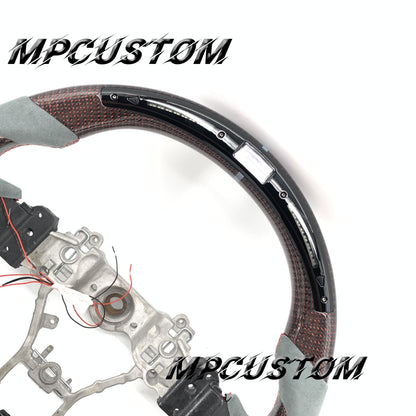 Mpcustom for Subaru 2015-2021 carbon fiber steering wheel led