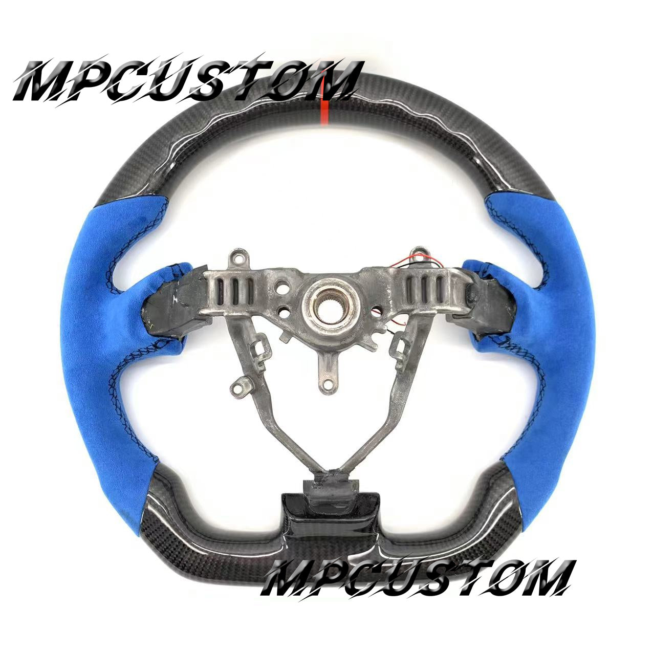 Mpcustom for Subaru wrx sti 2003-2007 carbon fiber steering wheel led