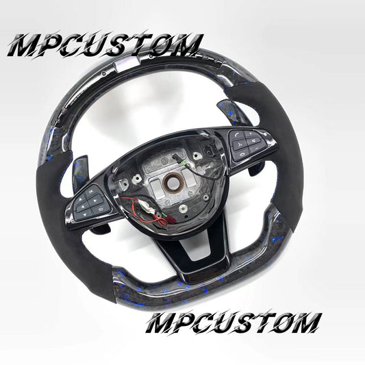 Mpcustom for Mercedes Benz 808AMG /W205 AMG carbon fiber steering wheel led