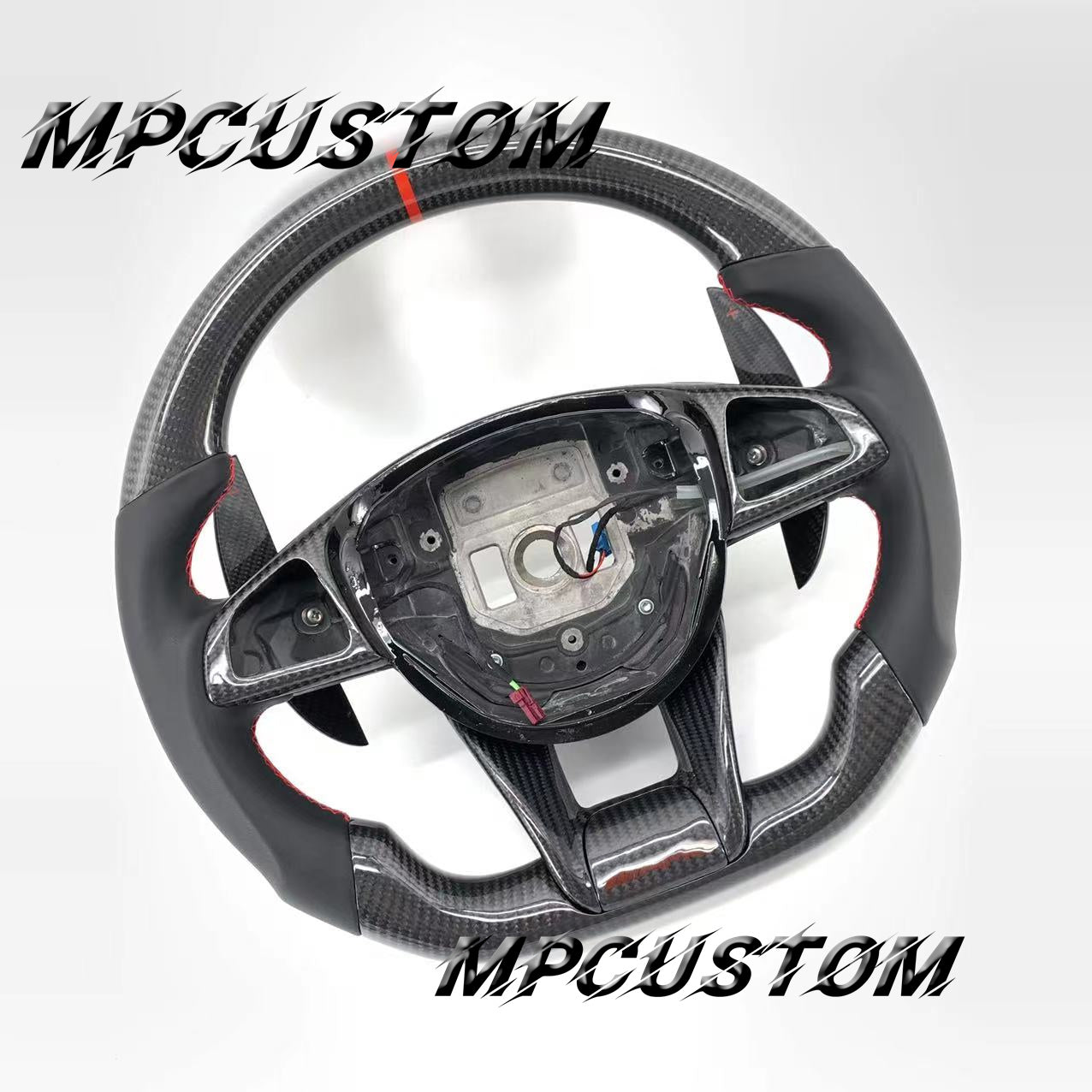 Mpcustom for Mercedes Benz 808AMG /W205 AMG carbon fiber steering wheel smooth