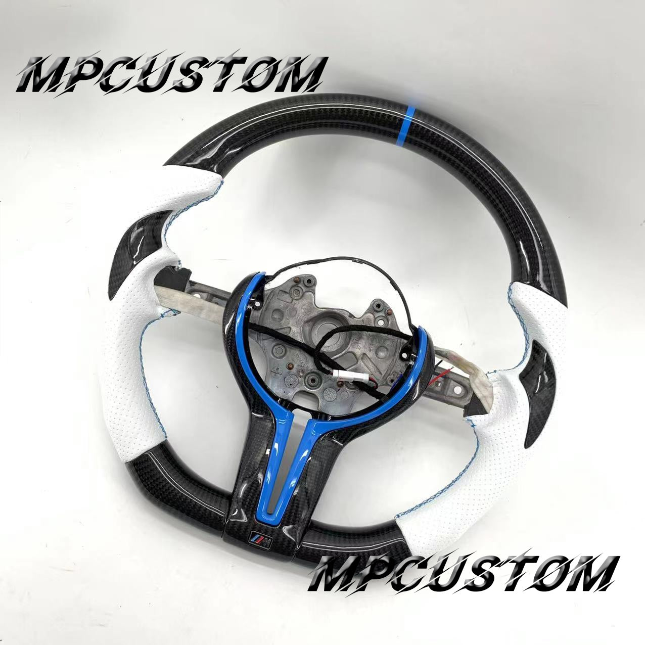 Mpcustom for BMW 1 series F20/F21/F40 carbon fiber steering wheel white