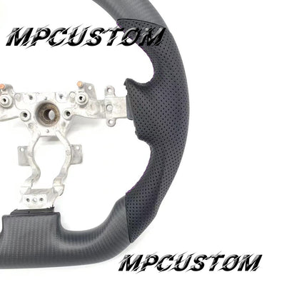 Mpcustom for Nissan GTR R35 2009-2016 carbon fiber steering wheel purple stripe line