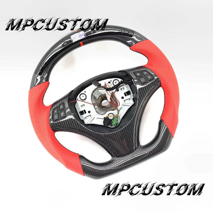 Mpcustom for BMW e90 carbon fiber steering wheel led