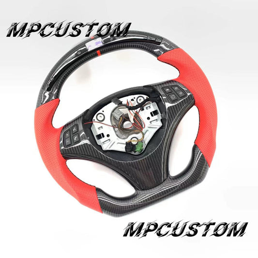 Mpcustom for BMW e90 carbon fiber steering wheel led