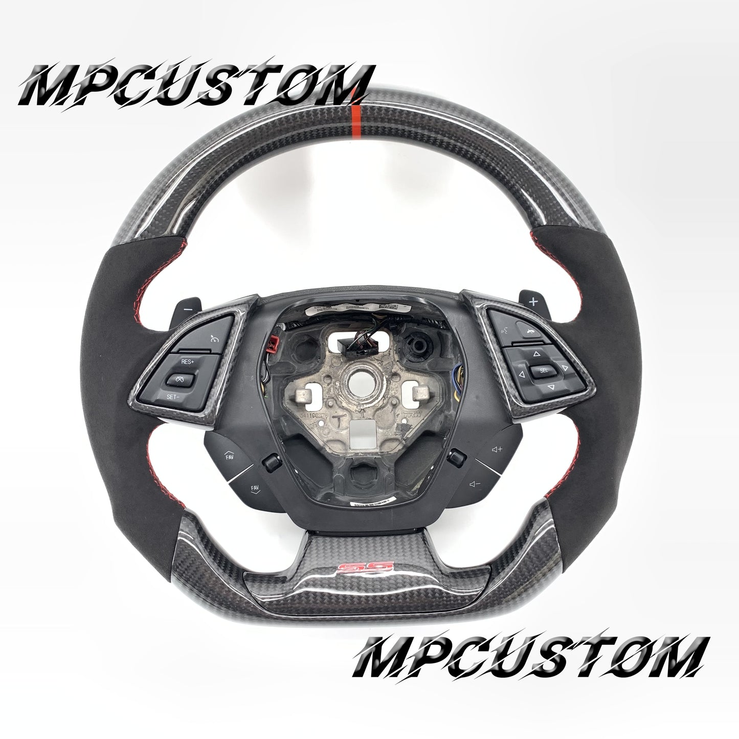 Mpcustom for Chevrolet Camaro 2016-2021 carbon fiber steering wheel gloss