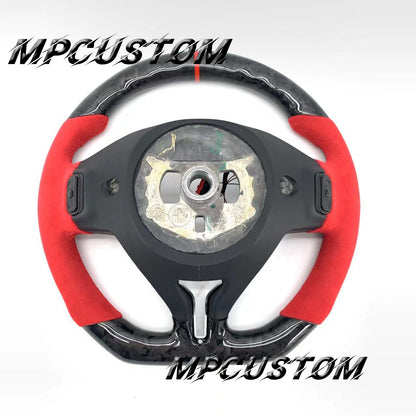 Mpcustom for Maserati Ghibli 2014-2019 carbon fiber steering wheel gloss and led