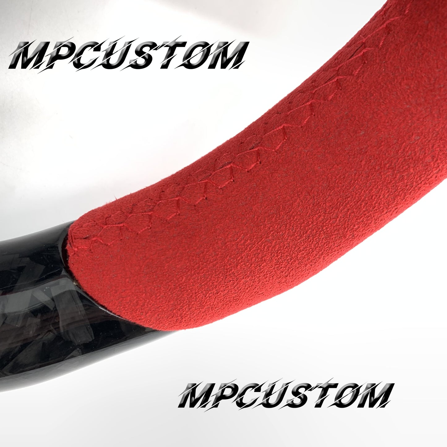Mpcustom for Maserati Ghibli 2014-2019 carbon fiber steering wheel gloss and led