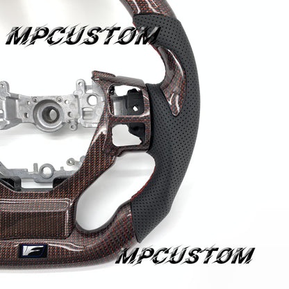 Mpcustom for Lexus IS RCF 2014+ carbon fiber steering wheel flat bottom