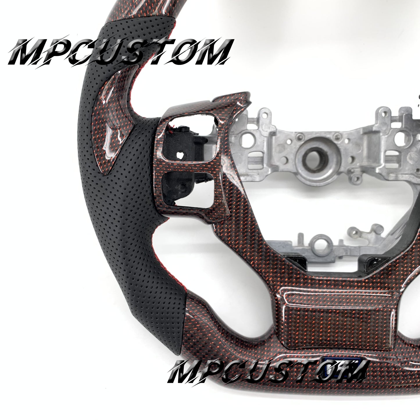 Mpcustom for Lexus IS RCF 2014+ carbon fiber steering wheel flat bottom