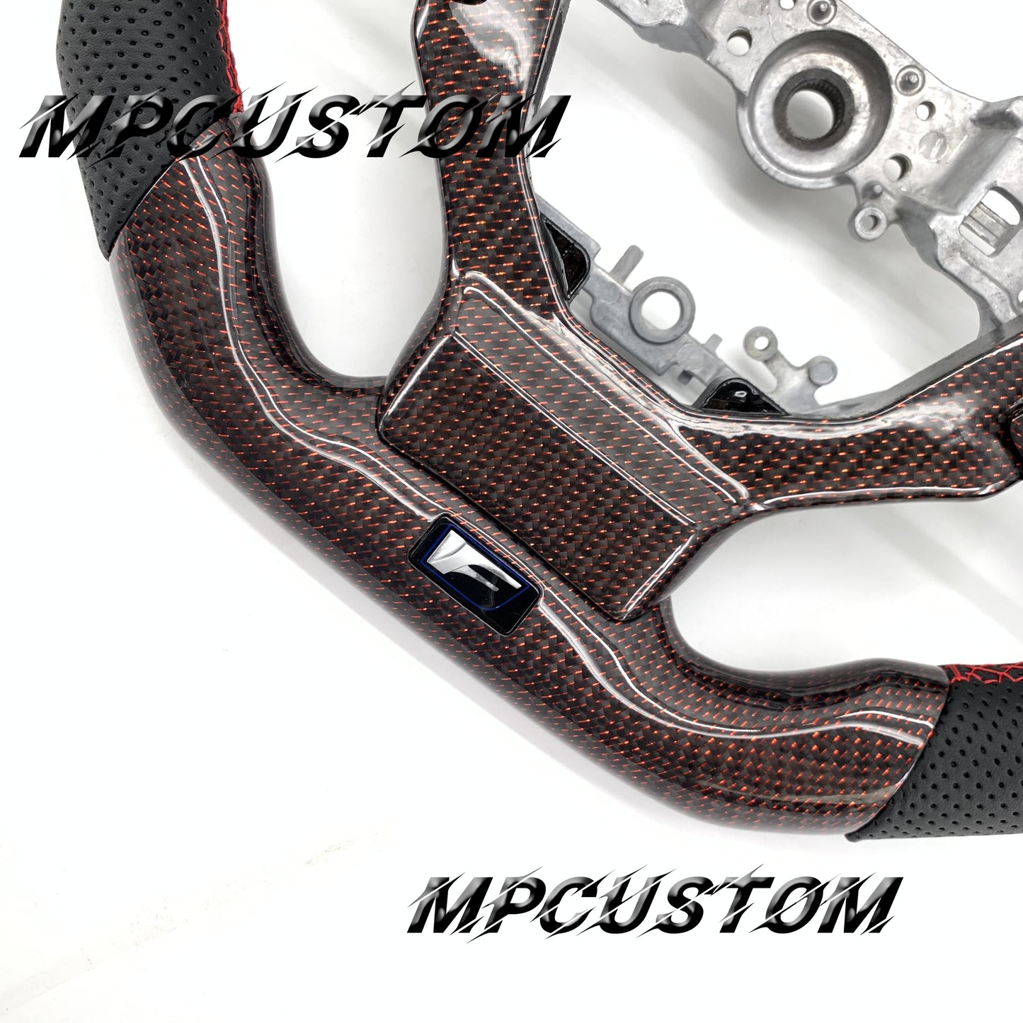 Mpcustom for Lexus IS RCF 2014+ carbon fiber steering wheel flat bottom