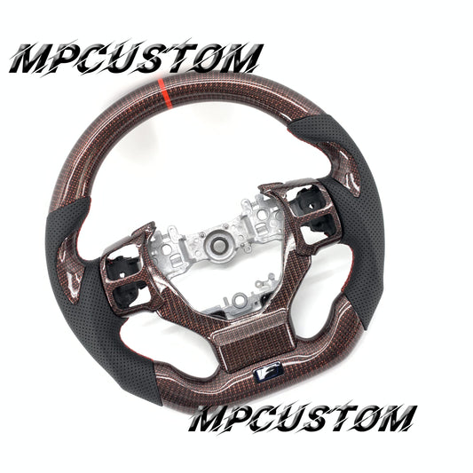 Mpcustom for Lexus IS RCF 2014+ carbon fiber steering wheel flat bottom