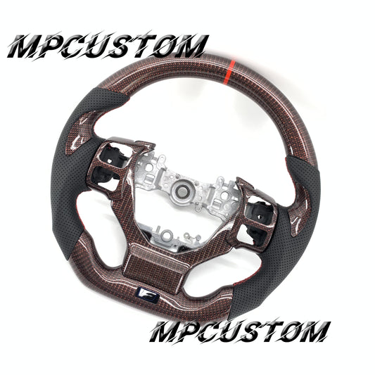 Mpcustom for Lexus IS RCF 2014+ carbon fiber steering wheel gloss and flat bottom