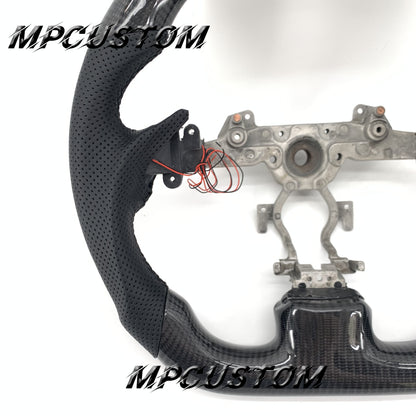 Mpcustom for Infiniti G37 2007-2015 carbon fiber steering wheel round top