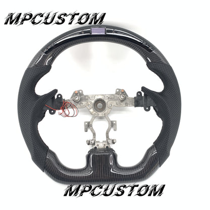 Mpcustom for Infiniti G37 2007-2015 carbon fiber steering wheel round top