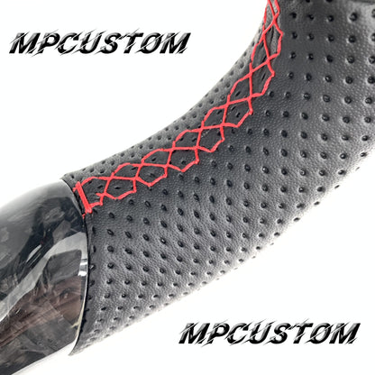 Mpcustom for Chevrolet Camaro 2016-2021 carbon fiber steering wheel perforated leather