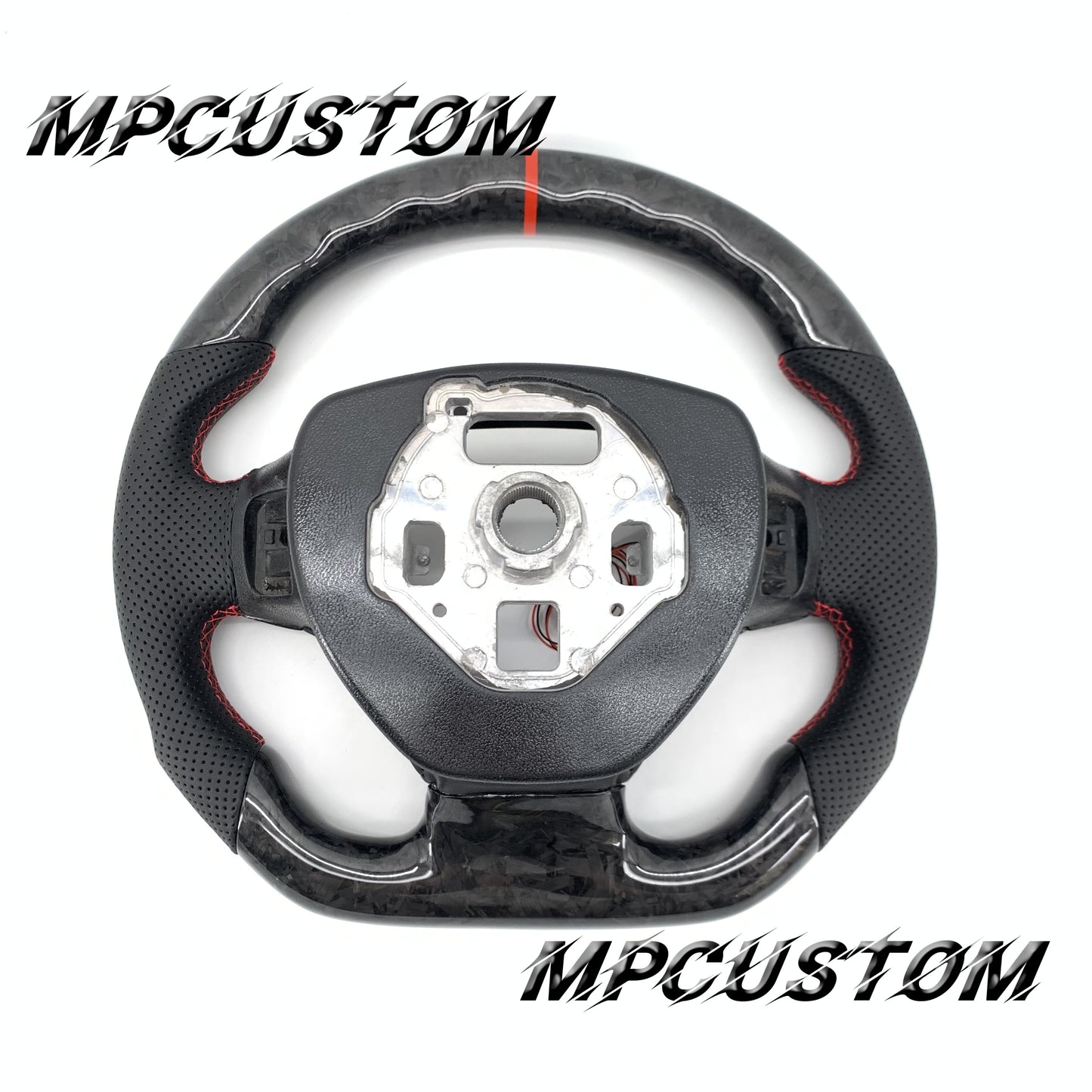 Mpcustom for Chevrolet Camaro 2016-2021 carbon fiber steering wheel round top