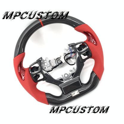 Mpcustom for Lexus IS RCF 2014+ carbon fiber steering wheel gloss