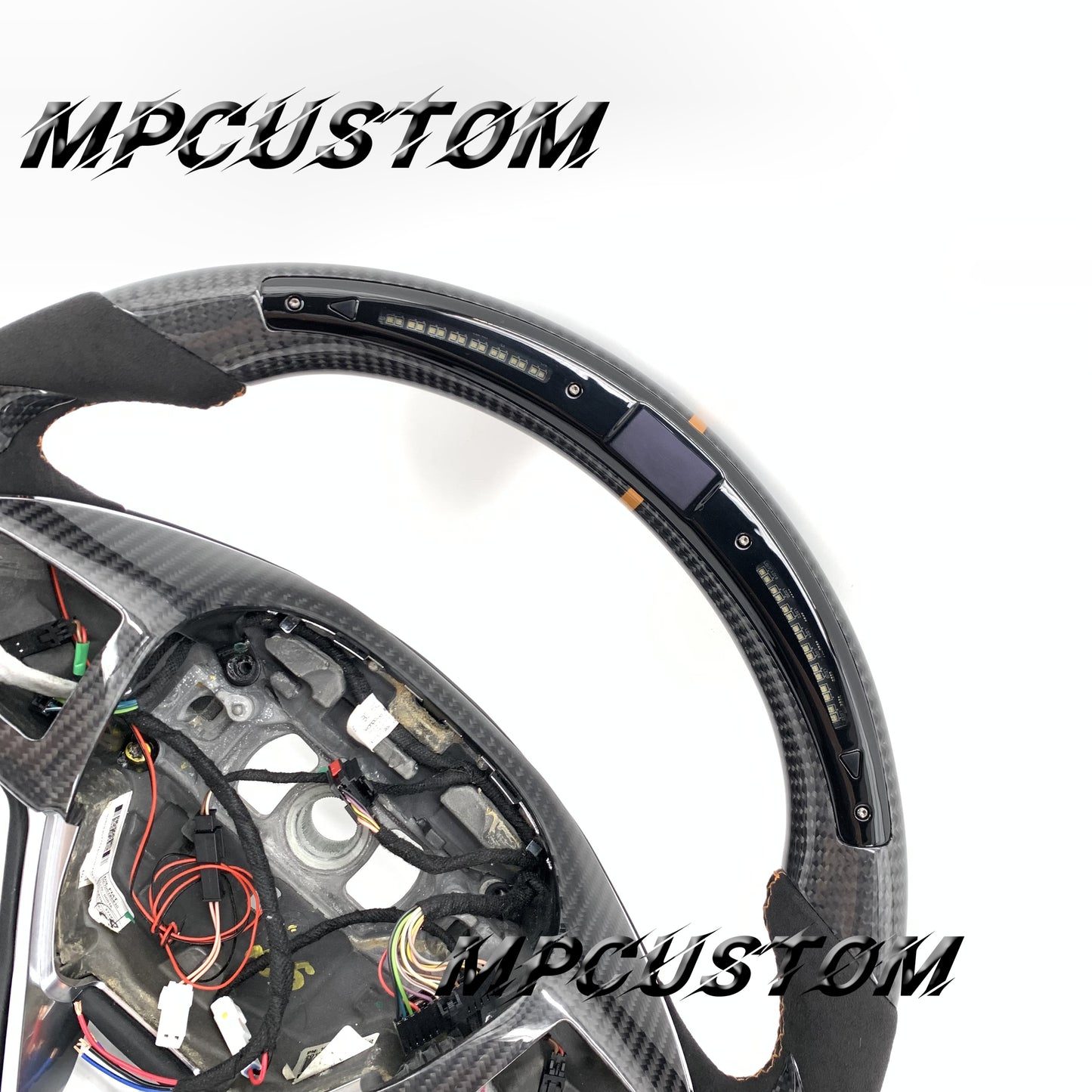 Mpcustom for Maserati Ghibli 2014-2019 carbon fiber steering wheel gloss