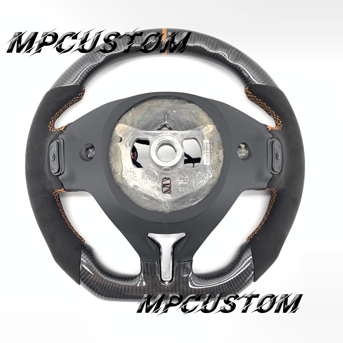 Mpcustom for Maserati Ghibli 2014-2019 carbon fiber steering wheel gloss