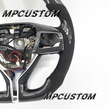 Mpcustom for Maserati Ghibli 2014-2019 carbon fiber steering wheel flat bottom