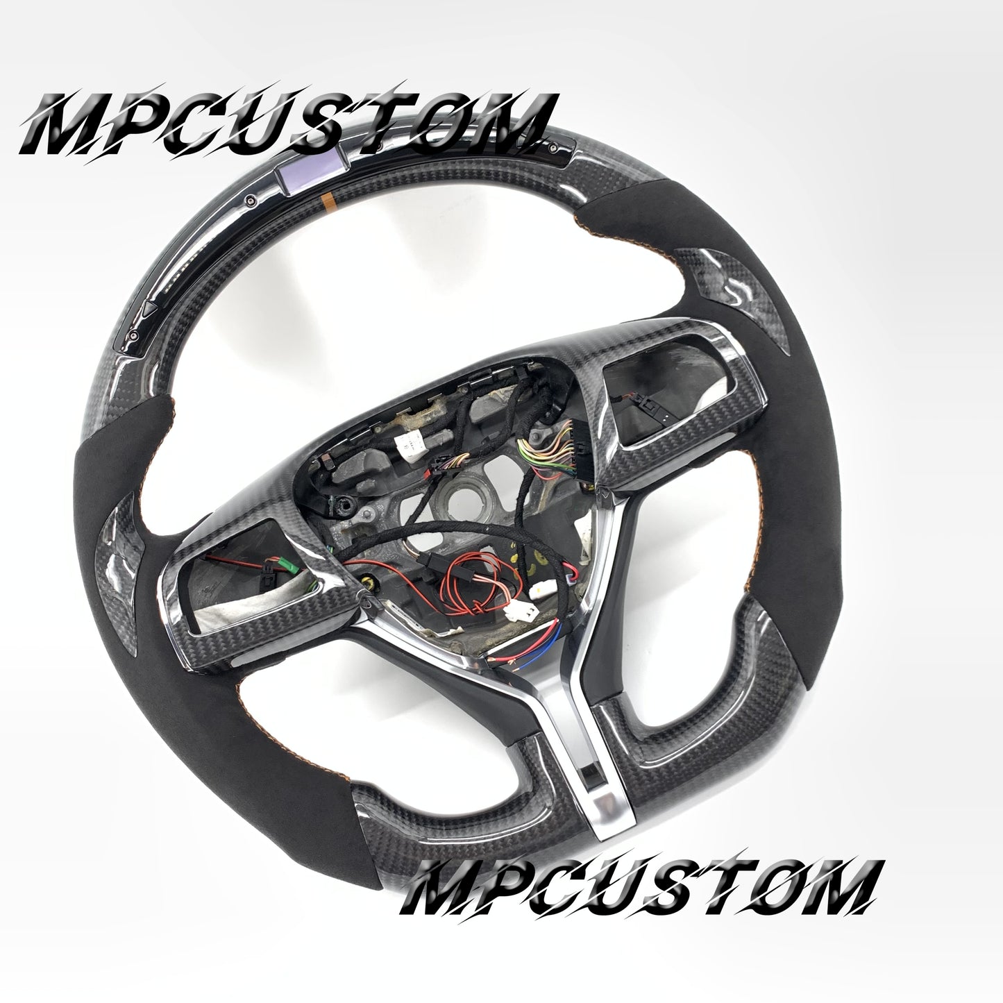 Mpcustom for Maserati Ghibli 2014-2019 carbon fiber steering wheel gloss