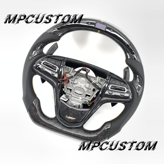 Mpcustom for Cadillac 2015-2019 ATSV carbon fiber steering wheel led