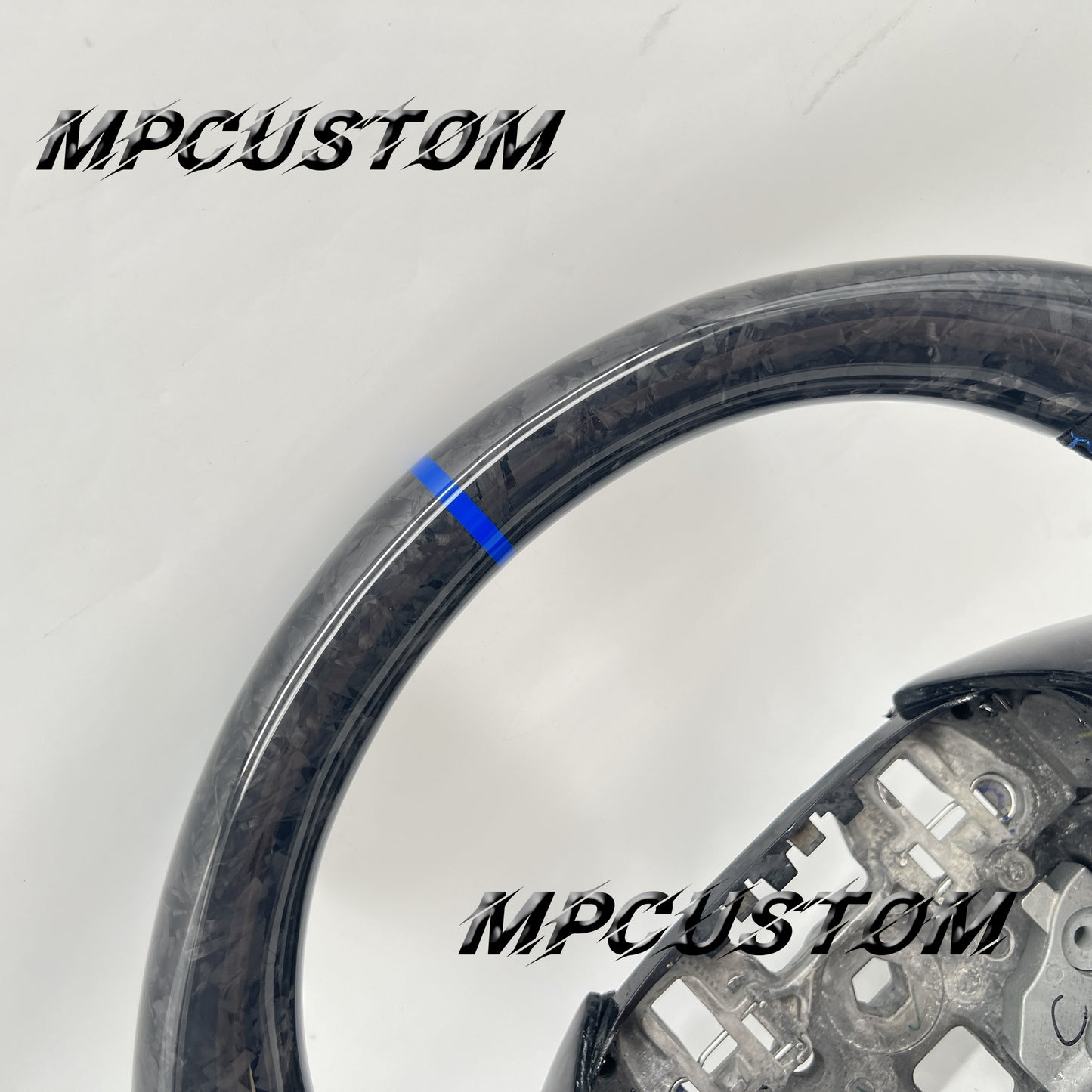 Mpcustom for Ford Mondeo MK5 2013-2020 carbon fiber steering wheel round top