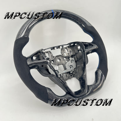 Mpcustom for Ford Mondeo MK5 2013-2020 carbon fiber steering wheel blue stripe line