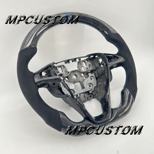 Mpcustom for Ford Mondeo MK5 2013-2020 carbon fiber steering wheel blue stripe line
