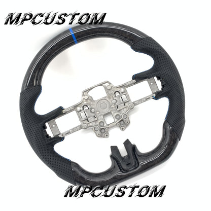 Mpcustom for Ford Mustang 2018-2022 carbon fiber steering wheel blue stitching