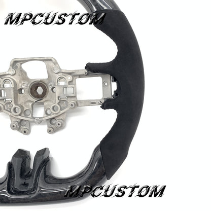 Mpcustom for Ford Mustang 2015-2017 carbon fiber steering wheel flat bottom