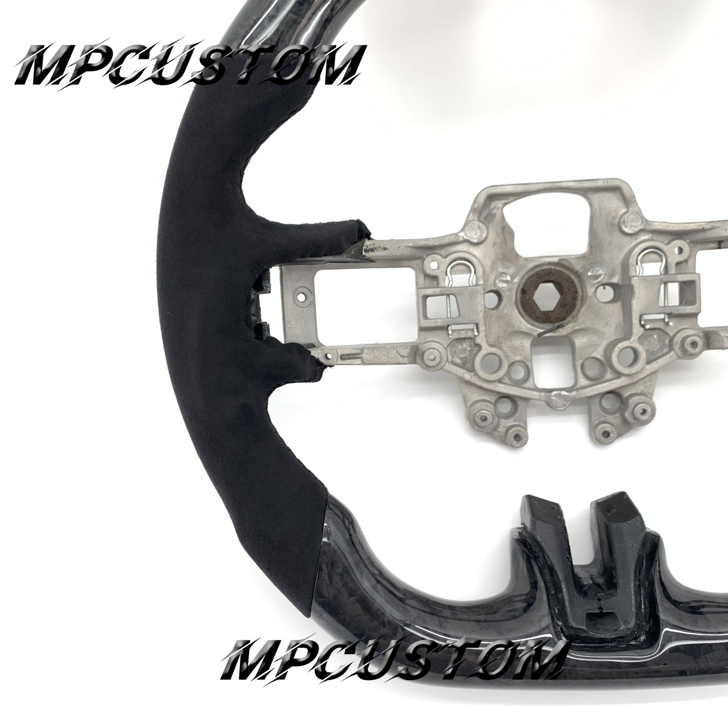 Mpcustom for Ford Mustang 2015-2017 carbon fiber steering wheel flat bottom