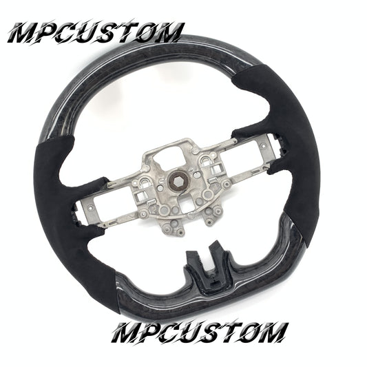 Mpcustom for Ford Mustang 2015-2017 carbon fiber steering wheel flat bottom