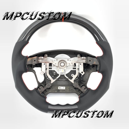 Mpcustom for Toyota Tundra 2007-2013 carbon fiber steering wheel red stitching