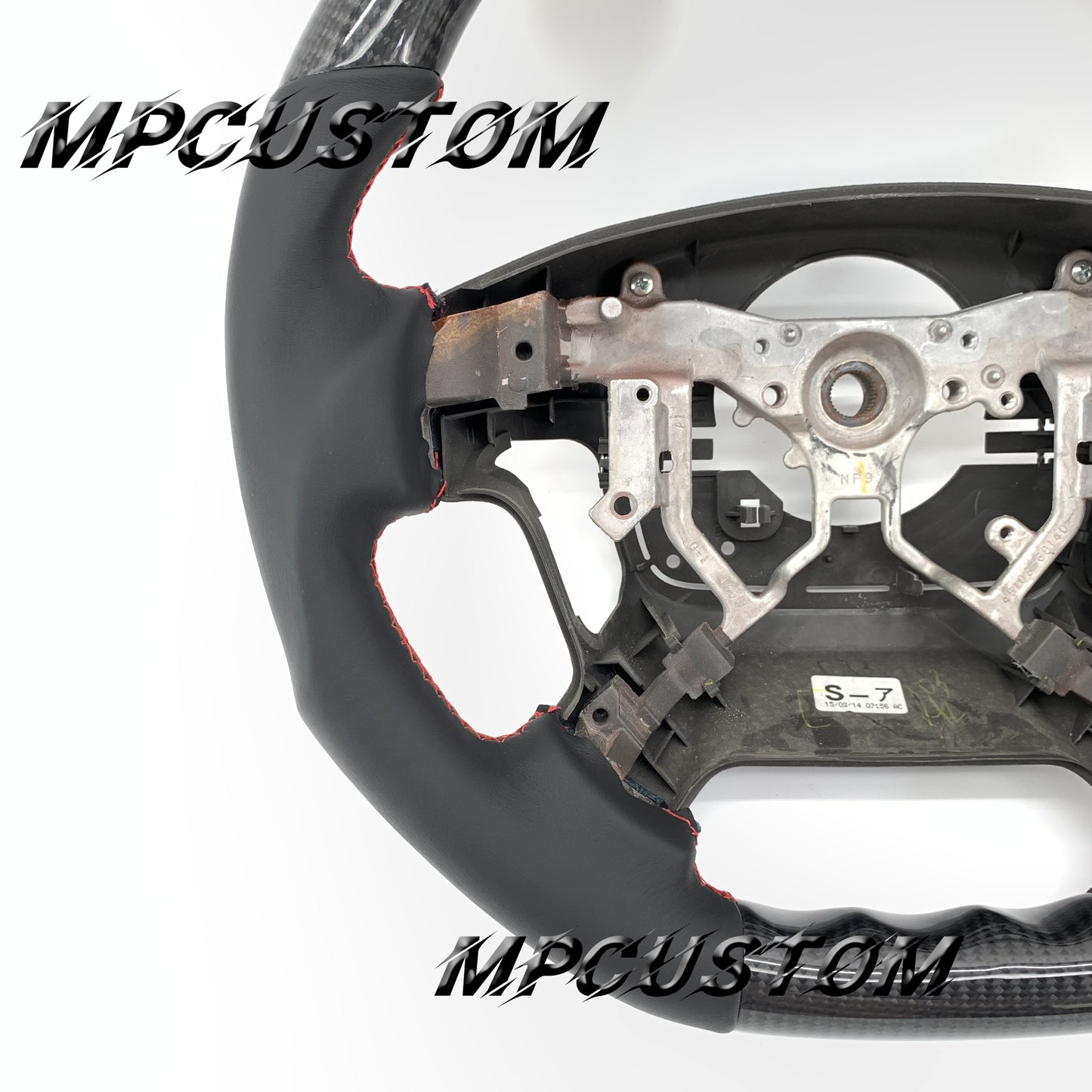 Mpcustom for Toyota Tundra 2007-2013 carbon fiber steering wheel gloss and smooth