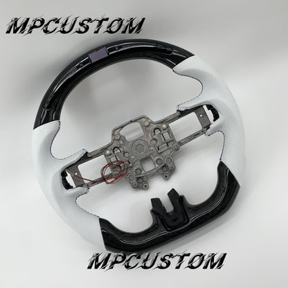 Mpcustom for Ford Mustang 2018-2022 carbon fiber steering wheel led